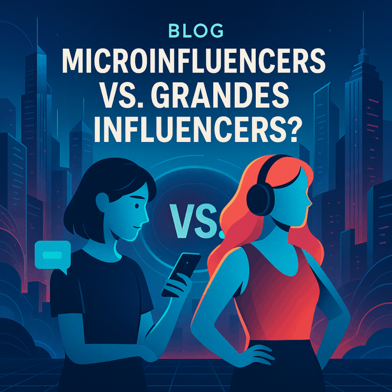Microinfluencers vs. Grandes Influencers