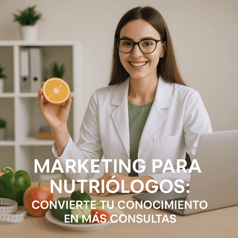 Marketing para nutriólogos: convierte tu conocimiento en consultas