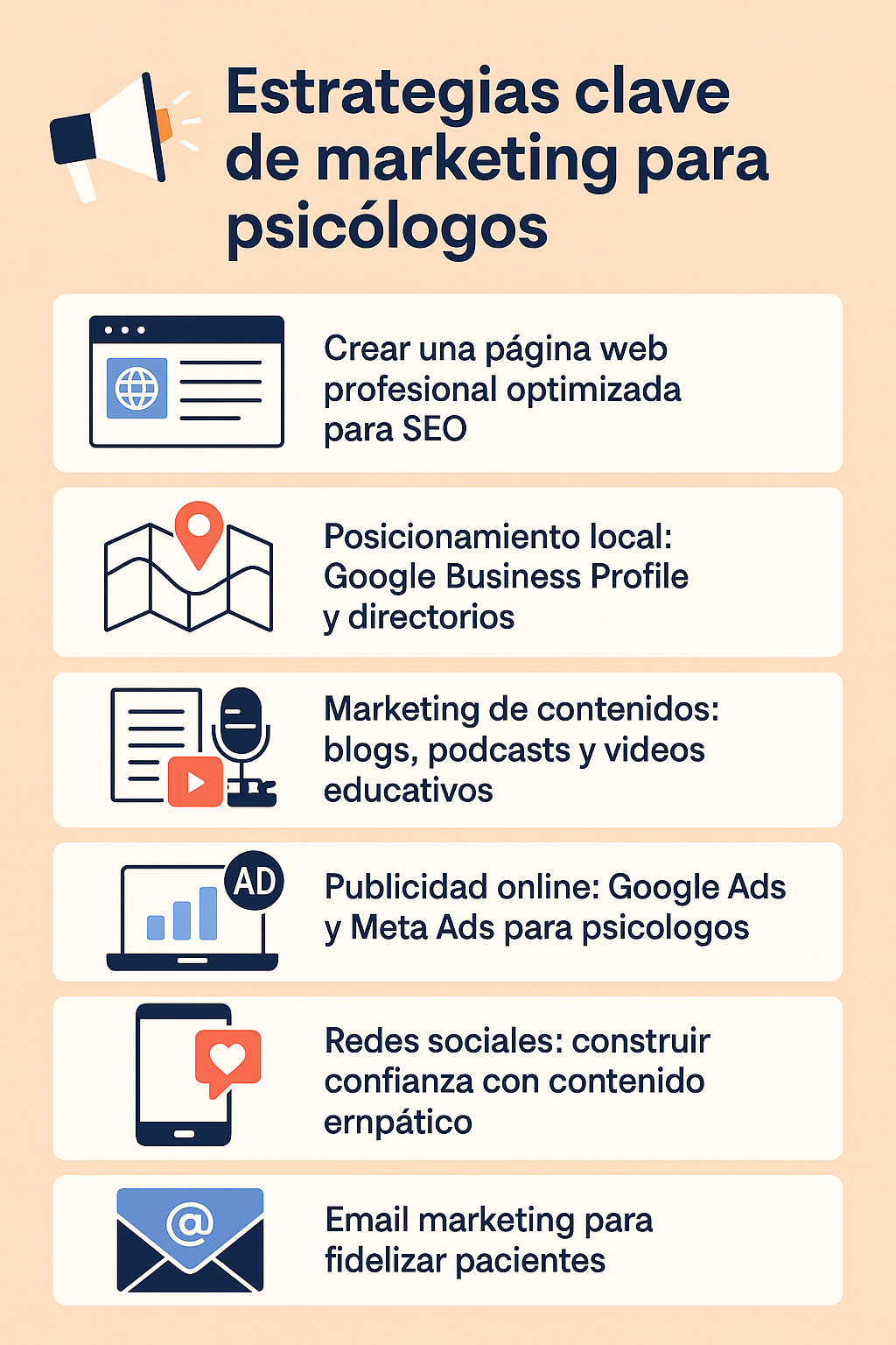 marketing para psicólogos Estrategias